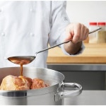 소로 에센셜 - 레스토랑 및 가정에서 뷔페 및 연회 서비스를 위한 최고의 주방 식기를 굽기 위한 2- 스테인리스 스틸 21인치 견고한 바스팅... 