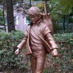 만화 까치 캐릭터 전신 조형물 동상 제작 : 마롱컴퍼니