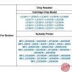 60회 칩 리셋터 Brother LC3011 MFC-J6580 프린터용 : 직구클럽98