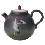 가마는 화려한 학으로 변신하여 상서로움을 선사 서부 찻주전자 거친 도자기 Crane Water Drop Pot : 올비즈마켓