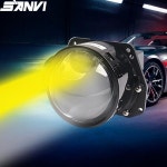 2PCS S11 73W 6000K 쌍곡면 Bi LED 프로젝터 렌즈 3R G5 자동 프로젝터 렌즈 RHD LHD 헤드 라이트 자동차 조명 액세서리 : 프린스타53