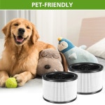 2팩 H7121101 교체 필터 Govee H7121 3-in-1 활성탄 프리 필터와 : 럭키트레이드1