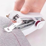 DIY 여행용 도구 의류 가정용 바느질 원단 재봉틀 미니 야외 바늘질 기계 휴대용 Random colors 1pcs : 에벤라빛
