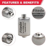 GMC C1500 C2500 C3500 실버라도 시에라 2500HD 교외 급행 눈사태를 대체하는 고성능 연료 필터 GF652 FF5026 33481 G3727 : 모던부티크