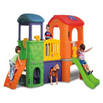 스텝2 미끄럼틀 터널과 종합 놀이터 (207A06SC) 실내 실외 놀이터 : 플라잉숍