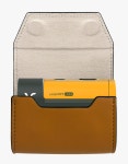 보이스캐디 Laser FIT(SLmini) 거리측정기 전용 파우치 화이트/브라운 : 수원골프백화점