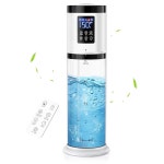 침실용 8L , 30dB 조용, 500피트 커버리지, 60시간 런타임, 상단 채우기, 3-in-1 대형 룸 및 에센셜 오일 디퓨저 & 앰비언트 라이트, 슬립 모드... 