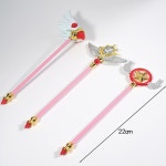 카드캡터체리 마법지팡이 마법진 카드 조두권장 22cm 프레 마법진요술봉 회전 별의 세트 마법봉 닭봉 조두권장 22cm : 일공일구 스토어