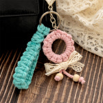 마크라메 리스 키링 만들기 DIY 패키지 재료 실 매듭 공예 : 스쿨나라몰