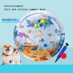 강아지수영장 애완 동물 팽창식 물 충전 매트, 두껍고 내구성 있는, 애완 동물 물 매트, 시원하고 시원한 반려 동물 용품, 여름 : 오아시스플레이스몰