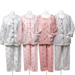 F8674 코튼터치누빔상하세트 여성잠옷파자마 : 애나스