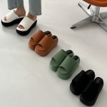 [G4023] 앞트임 7cm 통굽 플랫폼 슬리퍼 : 새로이클라쓰