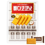 롯데 빠다코코낫 비스킷 과자 사무실 학교 탕비실간식 대용량 20개(개별포장) : 땡스마켓: