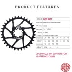 패스 퀘스트 다이렉트 마운트 체인링 SRAM SX SL 이글 8 볼트 축 12 좁은 와이드 3mm : 직구클럽98