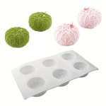 1개 실리콘 몰드 DIY 푸딩 초콜릿 캔디 디저트 젤리 수제 비누 아로마테라피 석고 폴리용 3D 퐁당 : 반월무역10