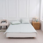 한이불 샤론 플라워 고밀도60수 대폭DTP 침대패드 거실카페트 논슬립 사방밴드 SS K 2컬러 : 한이불 Hanebul