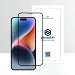 아틀라스 베젤 풀커버 강화유리 액정보호필름 아이폰14 플러스, 2매입 : 제로스킨