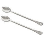 소로 에센셜 - 레스토랑 및 가정에서 뷔페 및 연회 서비스를 위한 최고의 주방 식기를 굽기 위한 2- 스테인리스 스틸 21인치 견고한 바스팅... 