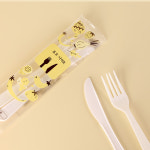 황금밥상 스푼포크세트   500개 일회용 업소용 배달 야유회 행사용 : 삼부팩