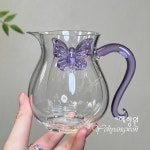 [다도 숙우] 예향원 핸드메이드 버터플라이 글라스 공도배 280ml P-8275 : 예향원