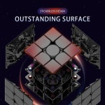 픽큐브 디안셩 MS3R 마그네틱 큐브 MS 3R 3x3 UV 코팅 매직 큐브 3x3x3 큐보 마히코 듀얼 시스템 교육용 퍼즐 장난감 선물 : 히어앤나우3