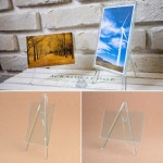 주식회사 현자 아크릴 미니 이젤액자 사진 소품 전시 인테리어 : 현자마켓