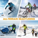 추운 겨울 스키 스노보드 오토바이를 위한 WTACTUL 2팩 발라클라바 스키 마스크 따뜻한 온열 마스크 : 수성동