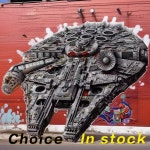 대형 밀레니엄 팔콘 빌딩 블록: 창의적인 UCS 75192 장난감 가정 장식 및 생일 크리스마스 선물 : 올라인마켓01