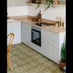 데코타일 해바라기 크리스탈 하드 타일 세라믹 벽 스티커 주방 옷장 홈 장식 예술 벽화 찢어진 스티커 10 개 : 시온Zion 홈가전점