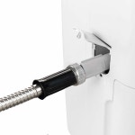 보울라이프 메탈 쇼트 가든 호스 3피트 커넥터, 제습기용 배수 호스 소형 물 호스 확장 고압 비브 릴 익스텐더, RV 실외용 식수 호스 1 Feet... 