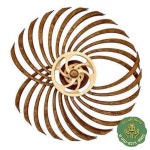 3D 크로스보더 회전 운동 에너지 조형 기하학적 패턴 벽 장식 풍차 : 올라인마켓01