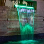 수영장 인공 폭포 LED 풀장 인테리어 조명 폭포수 목욕탕 1. 60cm 폭포 컬러풀 조명 : 글로벌포워더