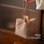 [다도 다구] 예향원 패브릭 원단 휴대용 수납용 다기 찻잔 싸개 파우치 E-10716 : 예향원