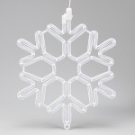 비츠온 40cm 눈꽃모양 네온플렉스 DC24V 크리스마스 겨울장식품 전구색 : LED몰 동방