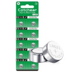 Cotcheer 10pcs AG1 배터리 LR621 364 시계 1.55V SR621SW 621 LR60 CX60 알칼리 버튼 셀 리모컨 장난감용 : 더 포커스 온
