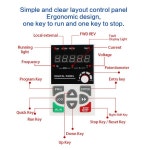 주파수 모터 VFD 1hp 호환 2hp 호환 3hp 호환 1.5kw 2.2kw 3상 220v 380v AC 드라이브 인버터 가변 속도 펌프용 : 준블루82