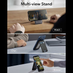 iPhone용 ESR MagSafe 지갑 iPhone 15141312용 가죽 지갑 스탠드조절 가능 스탠드 포함 iPhone 1312 미니 카드 3개용 아님 : 히어앤나우2