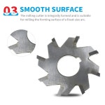 오목 반원형 상감 텅스텐 강철 3면 엣지 밀링 커터 R5R6R20 도구 : 줄무고