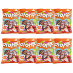 [크라운] 마이쮸 혼합맛(멜론 망고 리치 피치) 284g x 8봉 (1박스) 대용량카라멜 학교 돌봄 베스트상품 : 과자공장