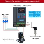 M-드라이버 5.5kw VFD 드라이브 3상 380v 일정 압력 펌프 인버터 : 준블루82