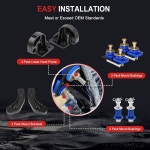 피터빌트 하부 후드 피벗 키트 및 힌지 볼트 부싱 브래킷 377 378 379 교체용 13-04708R 13-04708L 13-04154 13-04164 : 더아도라컴퍼니