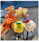 G1624 스포츠 공 봉제 테니스 야구 키 체인 인형 귀여운 커플 백꾸 가방 펜던트 펜던트 : 쿠마네상점