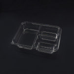샐러드용기 TY-24195-3칸 PET 용기 400개 (뚜껑포함) 반찬 샐러드포장 : Packin-Shop