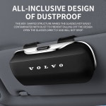 볼보 XC40 V40 V50 V60 V90 S40 S60 S90 C30 로고 액세서리 자동차 바이저 선글라스 안경 케이스 클립 박스 : 블루밍바자