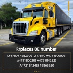 자바우카 6개 Lube 필터 LF17800 DD13 DD15 및 DD16 엔진 2020 P582506 오일 #19863920 A4711800209 A4711800009 A47218 : 트립몰상점