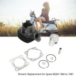 내구성 있는 실린더 피스톤 키트, cc 12251 GN2 000 서클립, 충격 저항 상단 spree NQ50 용, 4 : 바이셀투제로