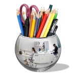 4.6인치 구형 볼록 거울 유리 그릇 꽃병 - 사무실/가정 장식 꽃꽂이 화분 보관을 위해 : 씨유리테일