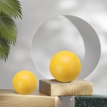 UXCELL 글라우징 글로브 장식 볼 2.5인치 63MM 반사 정원 구 광택 중공 : 씨유리테일