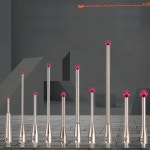 1pc M2 볼 Cmm 스레드 및 Cnc 측정 프로브 합금강 스타일러스 포인트 접촉 H7805-H4161 범용 : muluck