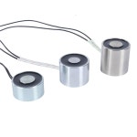 직경 40mm 전자석 Dc 12v 24v 30kg 전기 팅 자석 40x40 1Pcs(H4030-12v) : Atelier Charm